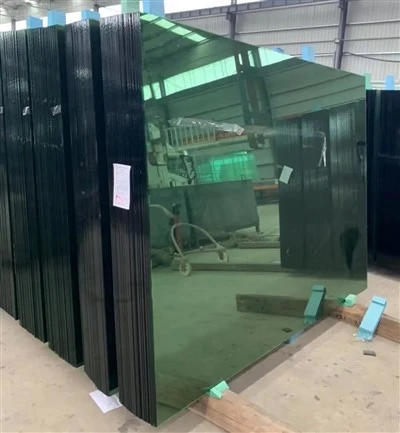 Dark Green Reflective Glass
