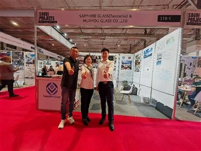 Huayou Glass Company Participated In The WindoorEX + Glass & Aluminum Saudi A...
